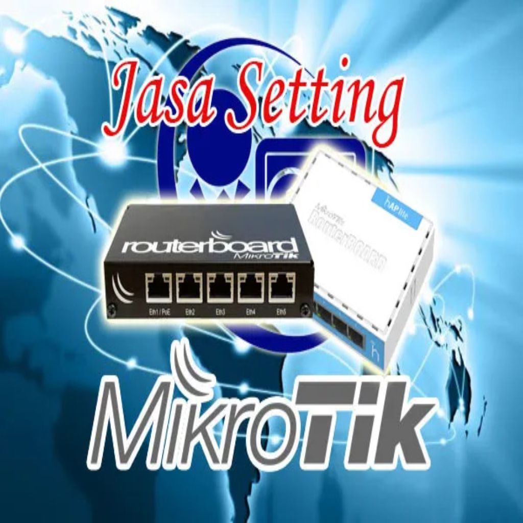 Setting Mikrotik Hostpot <br> (garansi 1 bulan)
